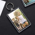 thumbnail image 2 of CIMAXIC picture keychain 16pcs Acrylic Photo Frame Key Rings Clear Blank Picture Frame Key Chain,2.05"X1.34"X0.2", 2 of 5