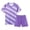 Z01-Purple, variant on Zshosam Boys Outfit Toddler Boy Clothes Baby Summer Outfit Embroidery Striped Short Sleeve T-Shirt Top Shorts Set Size 6T 7T,(Blue 6-7 Years)