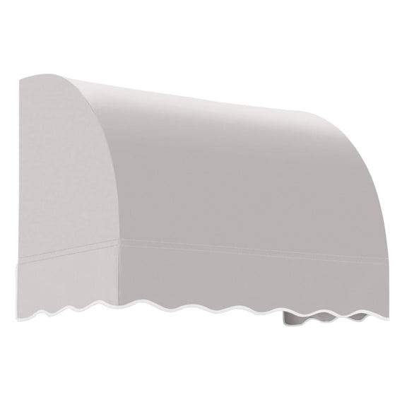 Awntech 4.375 ft Savannah Fixed Awning Acrylic Fabric, Gray