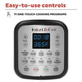 thumbnail image 5 of Instant Pot Duo Crisp 11 en 1: freidora de aire y olla a presión eléctrica con tapas multicocina que fríe, cocina al vapor, cocina a fuego lento y deshidrata. Incluye aplicación gratuita con más de 80, 5 of 5