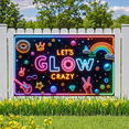 thumbnail image 3 of Neon Lights Glow Party Banner Retro Design Disco Theme for Birthday Party Indoor Decoration Dance Event, 3 of 5