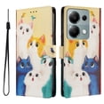 thumbnail image 1 of FOXDOCK Funda Tipo Cartera para Xiaomi Redmi Note 13 Pro 4G con Soporte y Correa – Diseño de Patrones Lindos, 1 of 6