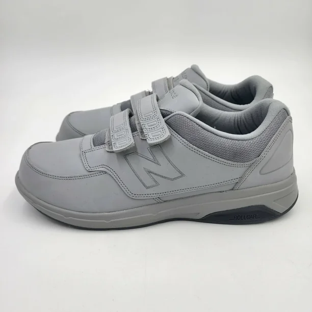 New Balance Sz 11 2E Men's 813 MW813HGY Gray Running Shoes Hook And Loop