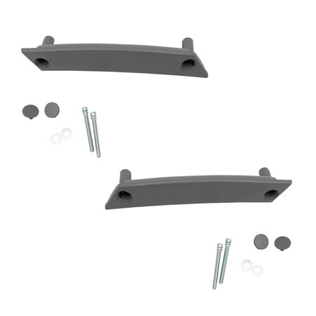 Pair Set Front Inside Grey Door Pull Handles W Hardware Repair