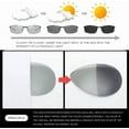 thumbnail image 4 of Photochromic Polarized Sunglasses For Men UV400 Vintage Mirror Rectangle Sun Glasses, 4 of 6