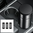 thumbnail image 1 of Limitador de ranura para portavasos de coche, modificación fija, cenicero con clip fijo, almacenamiento universal, suministros para autos, camionetas, SUV y otros vehículos, juego de 3 limitadores de, 1 of 6