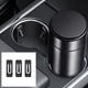 thumbnail image 1 of Limitador de ranura para portavasos de coche, modificación fija, cenicero con clip fijo, almacenamiento universal, suministros para autos, camionetas, SUV y otros vehículos, juego de 3 limitadores de, 1 of 6