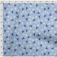 thumbnail image 4 of Soimoi Bird Print Velvet Fabric Decor Sewing Fabric By The Yard 54 Inch WideDecorative Fabric For Upholstery And Home Accents Blue, 4 of 5