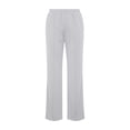 thumbnail image 4 of Arlun Womens Wide Leg Dress Pants Business Casual Flowy Work Palazzo Pants Solid Color Elastic High Waisted Pleated Front Straight Trousers for Daily Commuter Wear White XL, 4 of 5