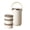 3, variant on AOOOWER Multiple Compartment Food Jar Nonrust Steel Thermal Carriers Leak proof Stackable For Hot Meals