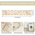 thumbnail image 6 of Christmas Gingerbread Table Runner 13x90 Inch Xmas Cookie Seasonal Winter Holiday Kitchen Dining Table Decoration for Indoor Outdoor Home Party Decor, 6 of 6