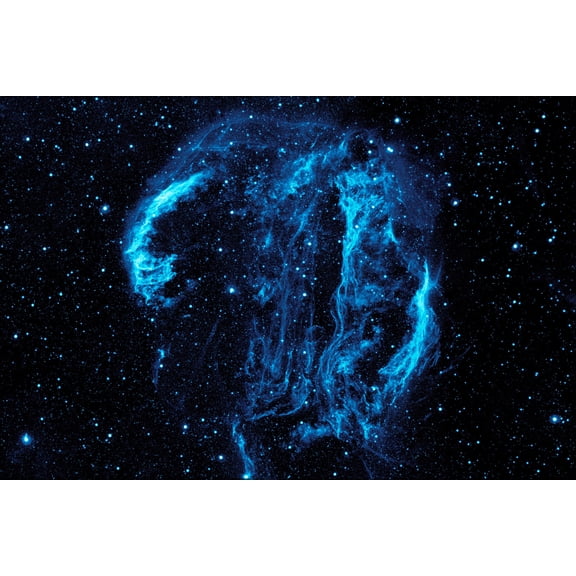 24"x36" Gallery Poster, Cygnus Loop Nebula, taken by Galaxy Evolution Explorer