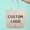 Black, variant on Custom Logo Canvas Tote Bag Business Appreciation Gift 1