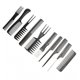 thumbnail image 3 of 10PCS Professional Hair Comb Black Plastic Smooth Surface Styling Comb Set for Hairstylist, 3 of 5