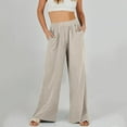 thumbnail image 3 of Tanming Barrel Sweatpants Womens Cargo Work Pants Womens Wide Leg Sweatpants Work Pants Women Stretch Women's Pants Casual Cargo Pants Women High Waist, 3 of 4
