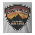 thumbnail image 2 of 9 Crowns Tees Camp Quitcherbitchin Sarcastic Novelty Graphic Tee (Unisex Grey, 2XL), 2 of 3