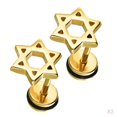 thumbnail image 1 of 2 Pieces Hoop Earring Stud Earrings for Women,, 1 of 4
