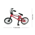 thumbnail image 3 of Mini Finger Bike Model Toy, Alloy Metal BMX Bicycle with Realistic Simulation Brakes, Collectible Miniature Racing Bike for Kids & Hobbyists, Gift Idea, 3 of 8