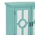 thumbnail image 5 of OakvillePark Newhalem Wood Storage Accent Cabinet, Aqua, 5 of 6