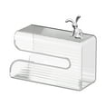 thumbnail image 5 of Pnellth Wall-Mounted Transparent Tissue Box Punch-Free Installation Large Capacity Transparent Toilet Paper Holder Multifunctional Bathroom Kitchen Napkin Dispenser Box Household Supplies, 5 of 8