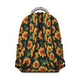 thumbnail image 4 of Yellow Sunflower Students Backpack Lightweight and Durable School Bag with Rustic Farmhouse and Boho Floral Design, 4 of 6