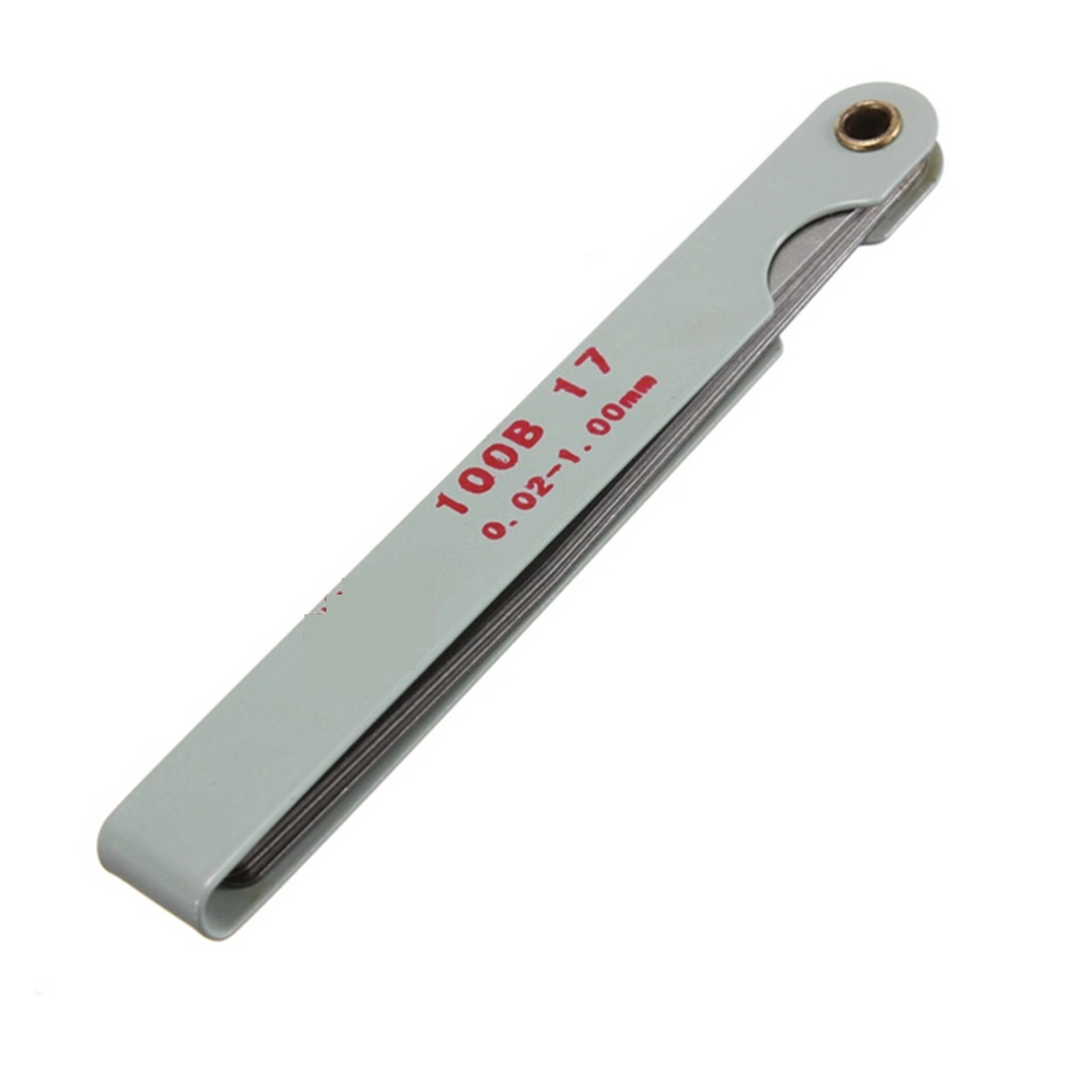 Feeler Gauges 17 Blades 0.02-1.00MM Metric Feeler Gauge Foldable Thickness Gap Metric Filler Feeler Gauges For Measurements Tool