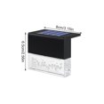 thumbnail image 4 of Matsuzay Panel solar, luces para cercas de jardín, 3000K, recargable, decorativa, LED, luz solar, lámparas para escaleras, RGB, IP55, iluminación Iluminación y accesorios No.02 Matsuzay HA009198-02B, 4 of 6
