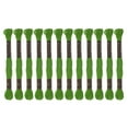 thumbnail image 1 of Unique Bargains Fil à Broder Vert, 8 m - 12 Écheveaux, 1 of 6