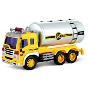 AZ Trading & Import  Friction Powered Oil Tanker Truck Toy with Lights & Sounds