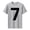 Light Gray, variant on Yifymode Men's Crew Neck Short Sleeve T-Shirt, Large Number 7 Graphic Regular Fit Casual Daily Wear Top Army Green M