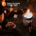 thumbnail image 4 of Cozi by Tzumi Smokeless Fire Pit Stainless Steel Portable Fire Pit with Carry Bag, 18”, 4 of 13