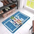 thumbnail image 3 of MKHERT Hipster Quotes Keep Calm with Pineapple in Sunglasses Doormat Rug Home Decor Floor Mat Bath Mat 30x18 inch, 3 of 3