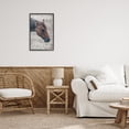 thumbnail image 3 of Stupell Industries Rustic Lodge Mother Horse Grazing in Meadow Black Framed Giclee Art, 12 x 18, by Nathan Larson, 3 of 8
