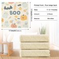 thumbnail image 6 of Yayeee 6 Pack Kitchen Dish Cloths for Washing Dishes Soft Absorbent Microfiber Towels, Halloween Cute Pumpkins, 6 of 9