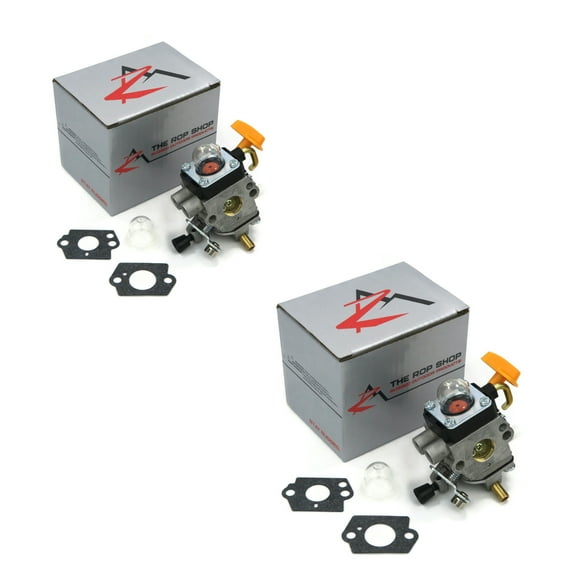 The ROP Shop 2 Pack - Carburetors with Gaskets & Bulb for Zama C1Q-S110D, C1QS110D Trimmer