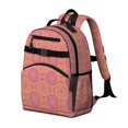 thumbnail image 2 of Paisley and Floral Red Pattern Cute School Backpack Bag for School with Padded Back and Adjustable Shoulder Straps 15.25"x11.5"x5.25", 2 of 5