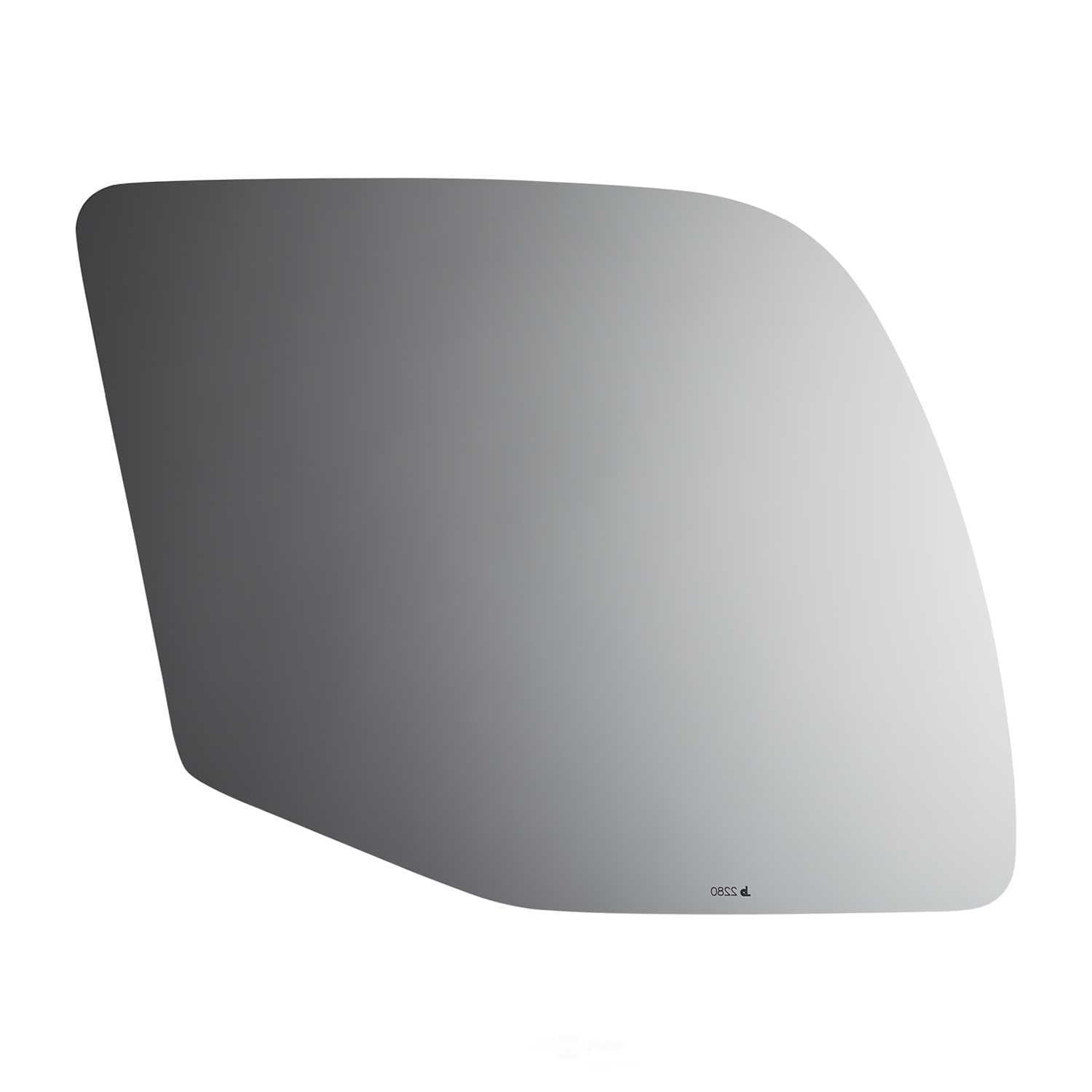 Burco Side View Mirror Replacement Glass - Clear Glass - 2280