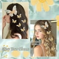 thumbnail image 6 of 8Pcs Rhinestone Butterfly Hair Clips for Women Moving Wings Butterfly Hair Barrettes Glitter Clips Kawaii Butterfly Claw Clips Hair Accessories for Teens Girls, 6 of 7
