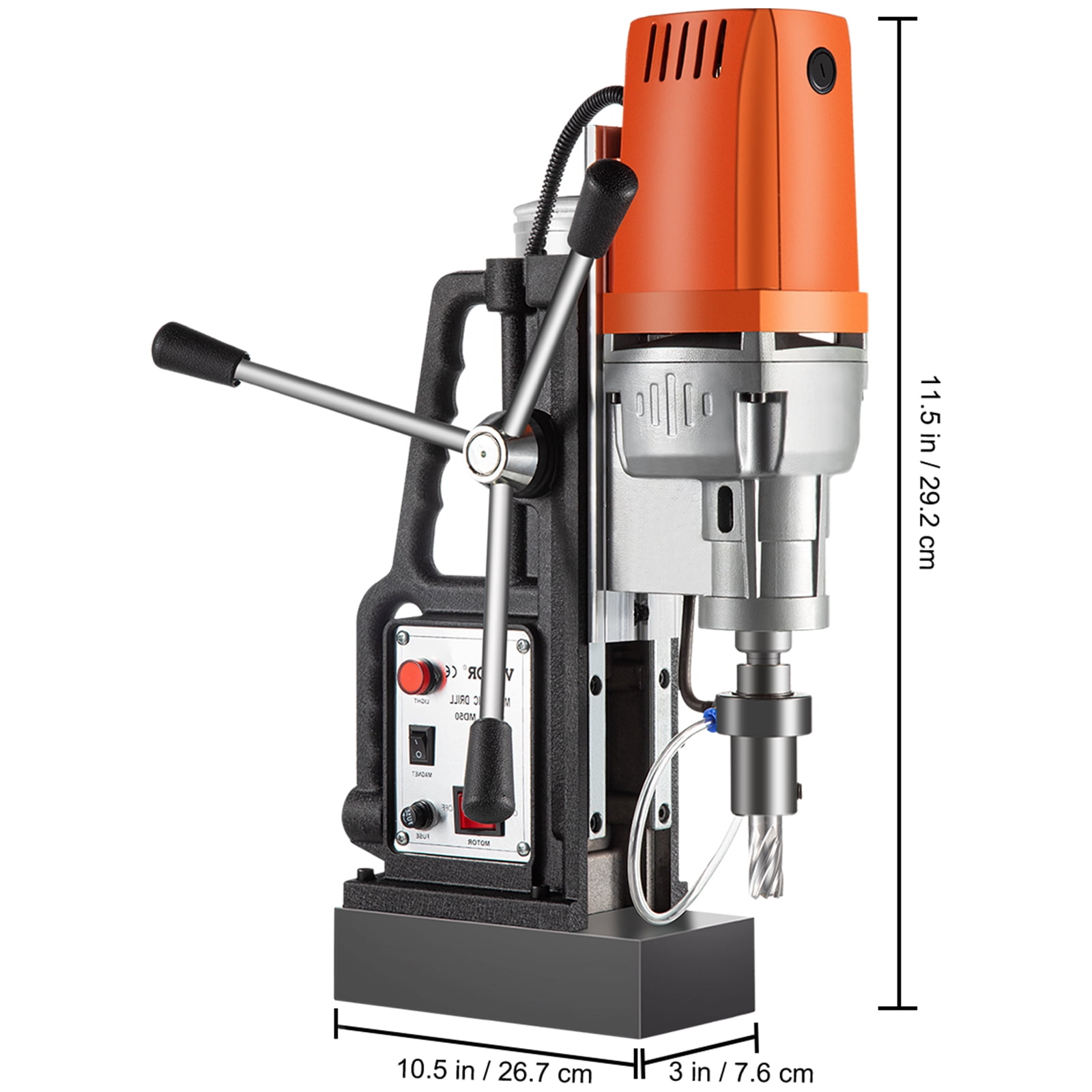 VEVOR Magnetic Drill Press With 13pc 1inch HSS Cutter Kit Md50