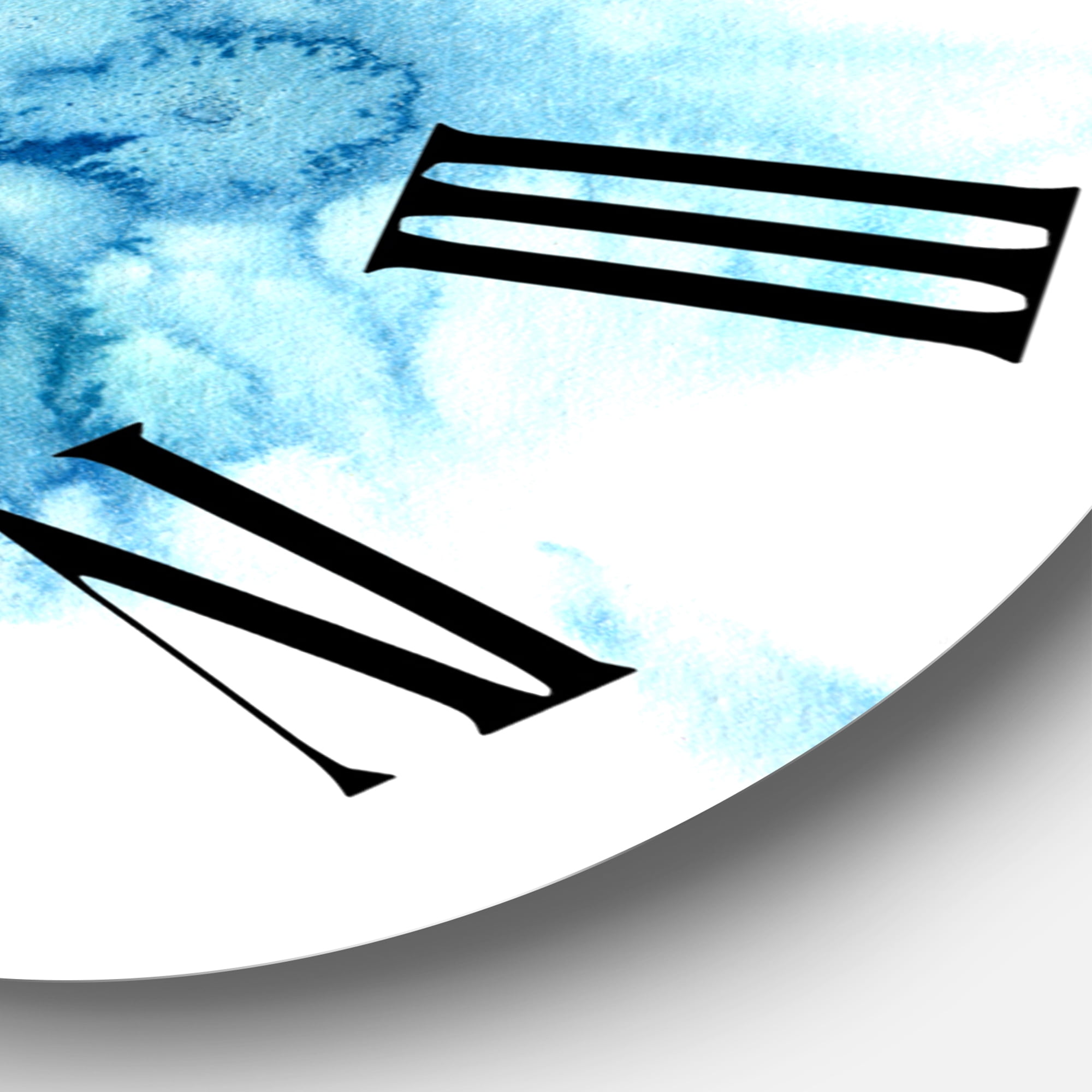 Designart 1 in Modern,Contemporary Wall Clock
