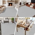 thumbnail image 5 of Grey Area Rug 5x8 FT, Non Slip Bedroom Throw Carpet, Modern Pure Gray Washable Soft Floor Carpet Non-Shedding Rug for Living Room Nursery Dorm Office, 5 of 9
