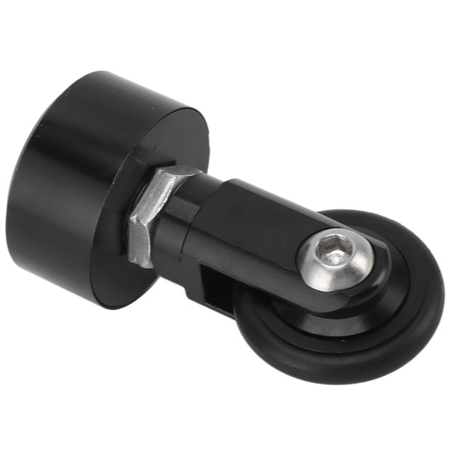 Rueda de empuje ANGGREK para tija de sillín plegable de bicicleta aleación de aluminio goma Universal alta resistencia