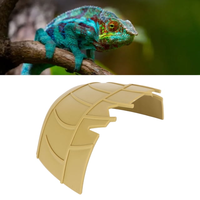 Decorative Reptile Cave Hideout for Reptiles, Spiders, Scorpions, Frogs, Geckos - Durable Plastic Decor, Humidification & Breeding Spot