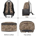 thumbnail image 6 of Yuyamidu Brown Bow Camo Kids Backpack for Kids 4-7, Lightweight Fashion Middle School Book Bag, Large Capacity School Backpack for Girls, 6 of 7