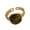 3126, variant on Adjustable Amber Color Stone Rings Natural Gemstones Opening Finger Rings Elegant Accessories for Fashion Enthusiasts