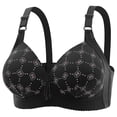 thumbnail image 1 of Wireless Bras for Women High End Mom Bra Thin Underwear Without Steel Rings Gathering Underwear for Women Sagging Adjustable Breast Collection and Accessory Bra Everyday Bras Black S, 1 of 2