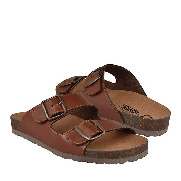 SANDALIAS CASUALES PARA DAMA NOMADAS 256 SIMIPIEL CAFÉ NOMADAS 256