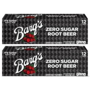 Barq's Zero Sugar Root Beer 12 Ounce Cans Bundle Pack By (24)