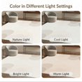 thumbnail image 7 of ODIKA 6'x9' Washable Area Rug Non-Slip, Easy Care, Ivory Cashmere Fuzzy Look Abstract Drift Cream Fluffy Alfombra for Family Room, Living Mater Bedroom, 7 of 7