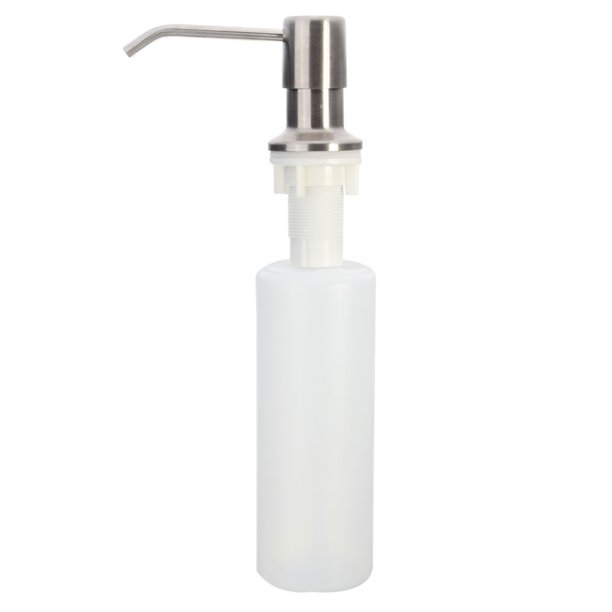 Download 350ml Hand Soap Dispenser Refillable Sink Clear Liquid Lotion 304 Stainless Steel Pump Head Abs Bottle Bathroom Accessories Walmart Com Walmart Com